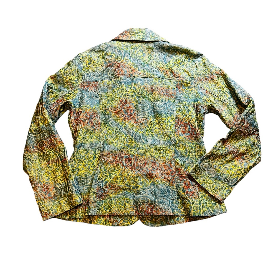 Vibrant Multicolor Jean Jacket - image 2